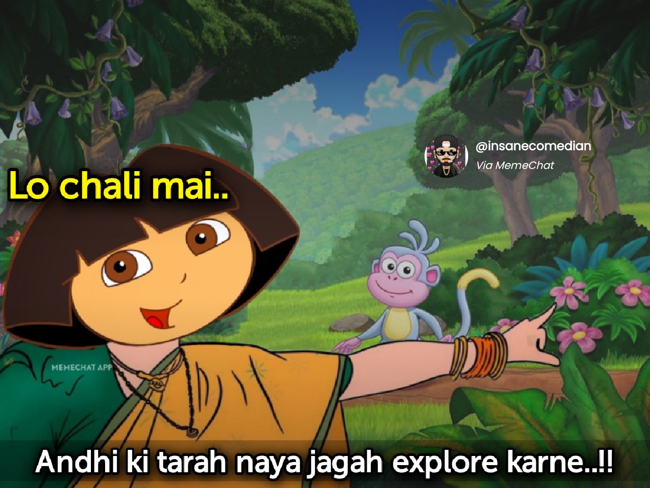 Dora is like Blnd in 2023  Dora memes, Dora, Dora the explorer