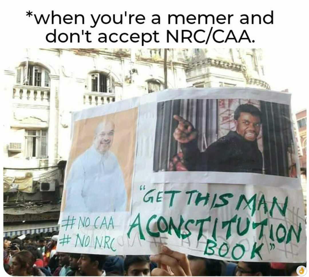 Analyzing Political Memes in the Light of the CAA Bill as the Voice of  Accord and Discord, image size:1080x968
