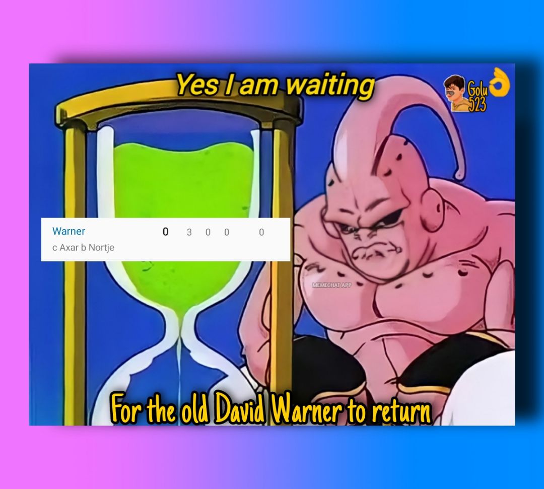 Majin Buu Looking at Hourglass