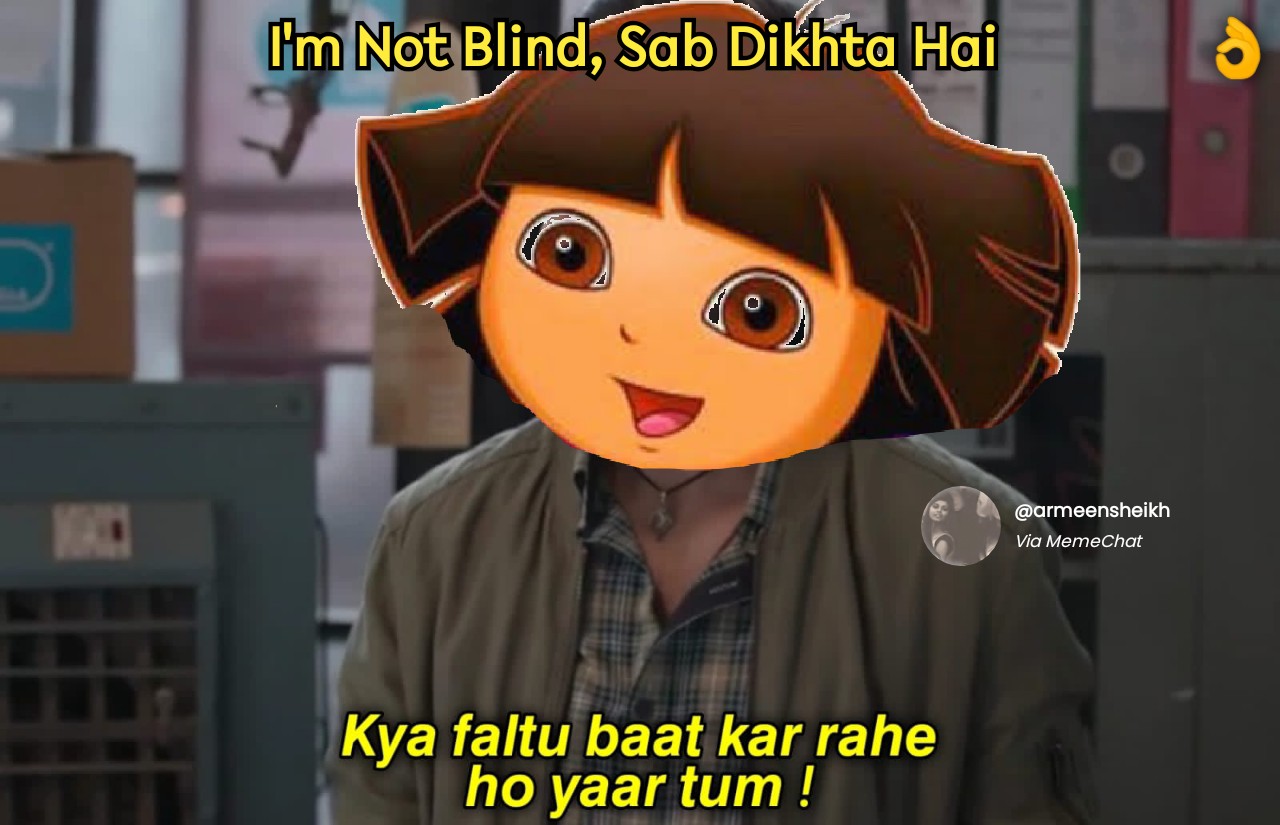 Dora is like Blnd in 2023  Dora memes, Dora, Dora the explorer