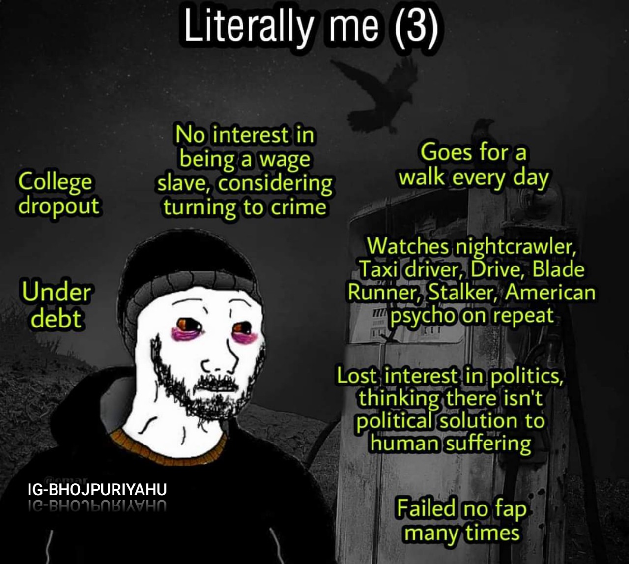 Doomer Wojak is literally me