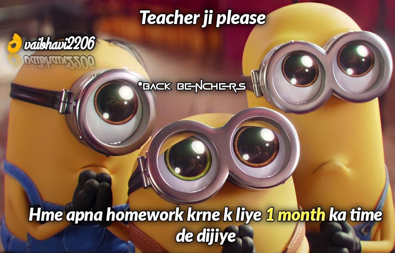 teachers be like meme minion
